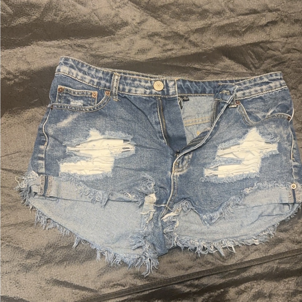 Blue shorts